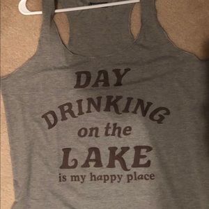 Gray tank top size L